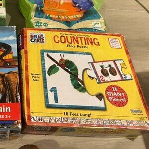 🧩🐛 Eric Carle 26-Piece Number Floor Puzzle – 10 ft Long 🐛🧩